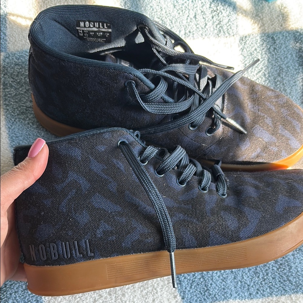 NOBULL High-Top Sneakers - Blue and Brown